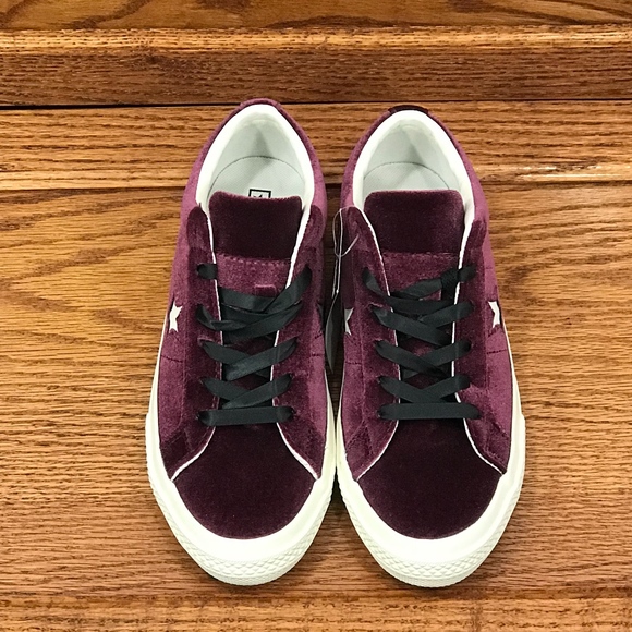 🎁 Converse One Star Ox Dark Sangria Shoes - Picture 4 of 7